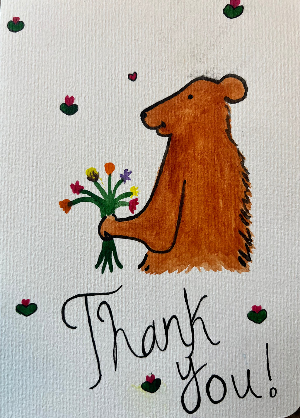 Bear Thank You Card